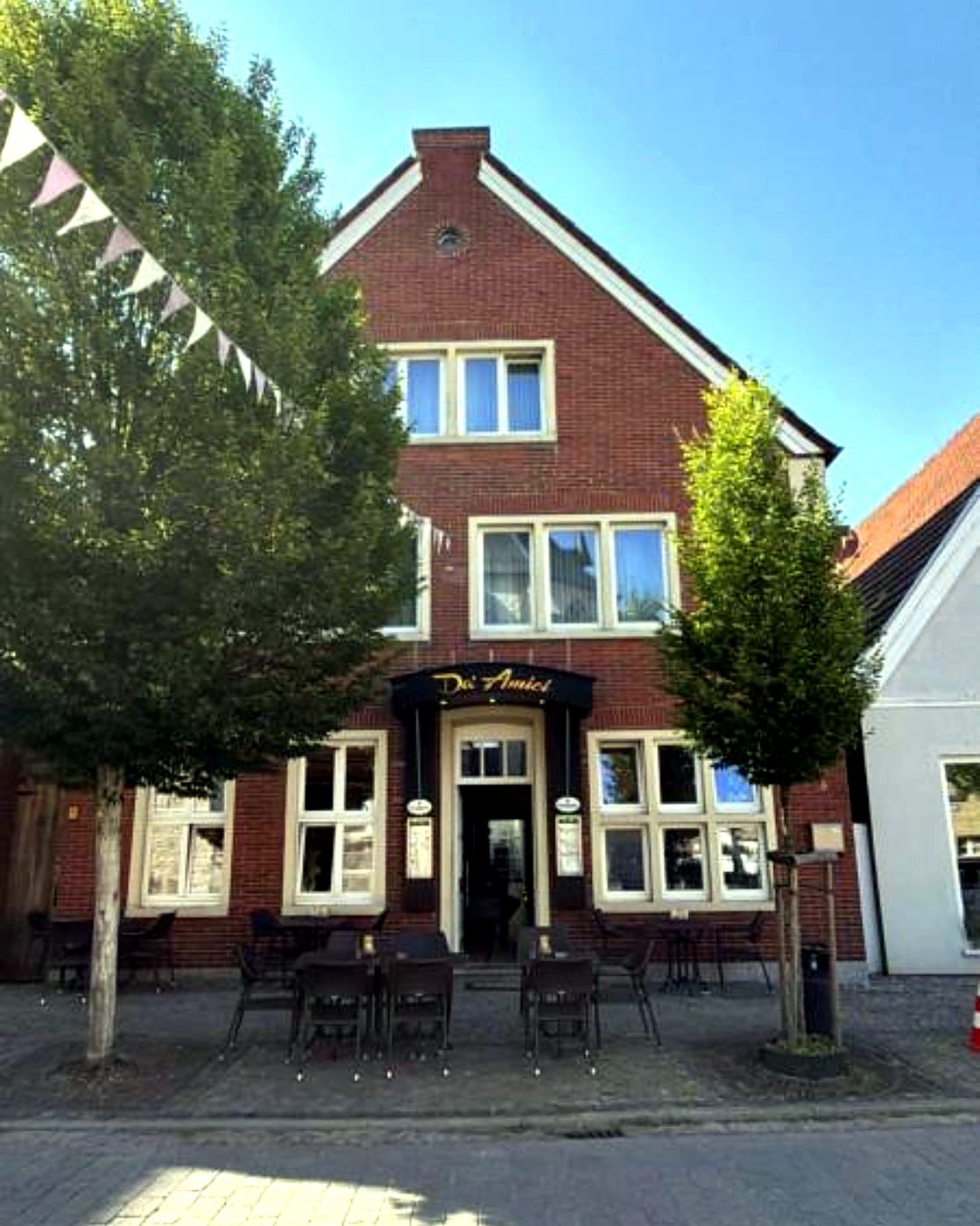 Außenansicht des Da' Amici in der Altstadt von Horstmar